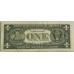 UNITED STATES OF AMERICA 1995 . ONE 1 DOLLAR BANKNOTE . ERROR . MISSING INK